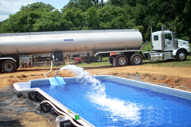 Water Hauling Truck | Pool Water | Taylor Farms Water Hauling Eastern Panhandle WV