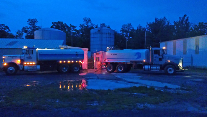 Truck Filling Up | Emergency Water | Taylor Farms Water Hauling | Eastern Panhandle WV