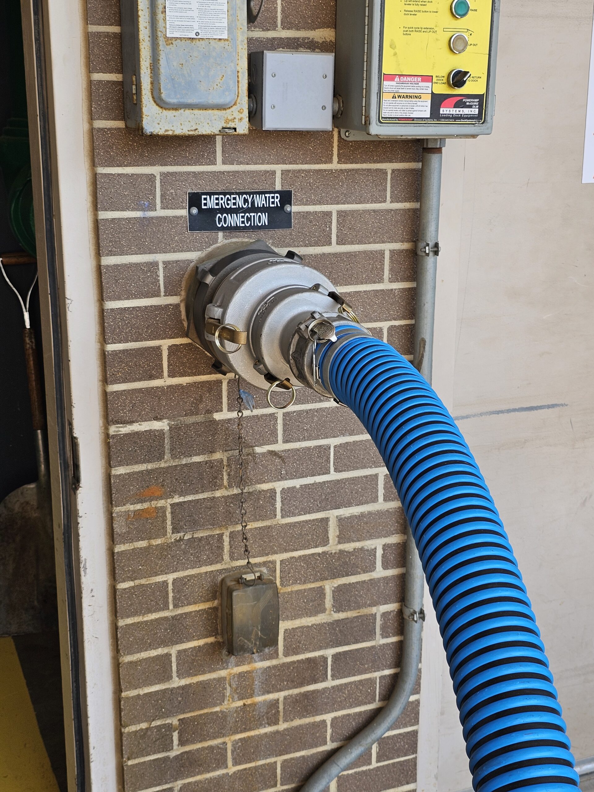 emergency water for leak testing