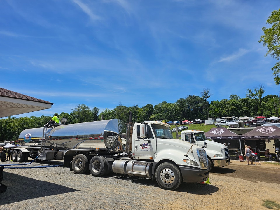 Water truck at a community event providing water | Water Hauling for Events | Taylor Farms Water Hauling | Eastern Panhandle WV